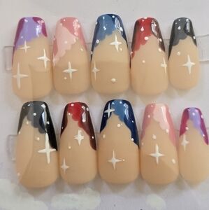Press-On Nails - Mulitcolored